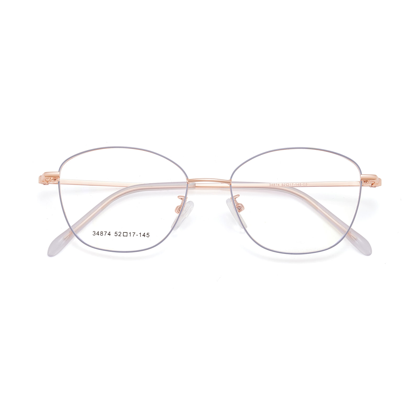 34874 نظارات سبائك ذات إطار رفيع ريترو