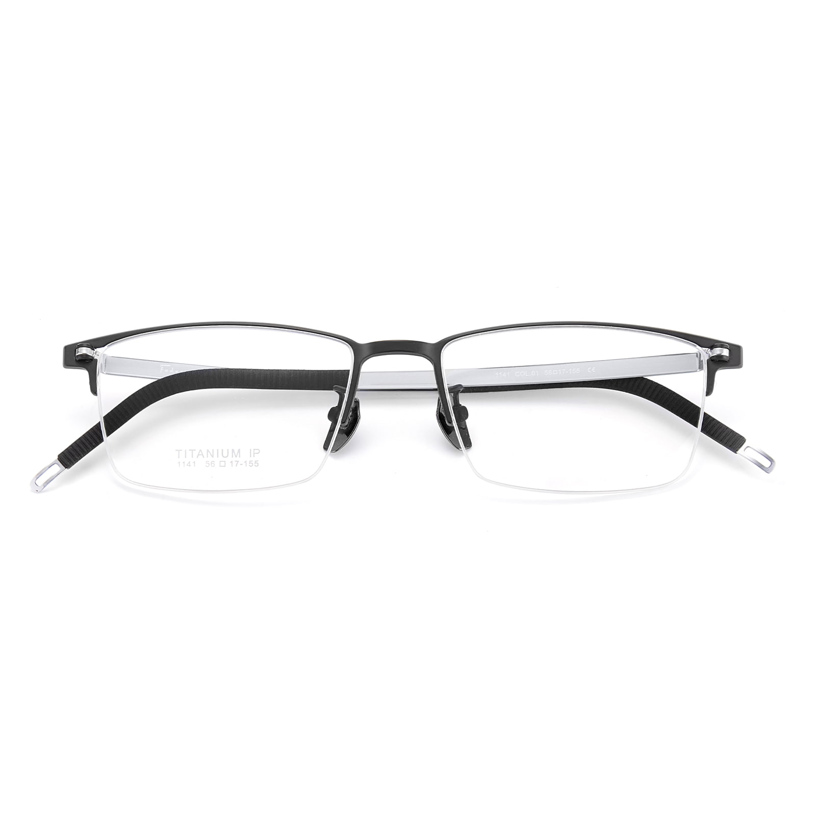 نظارات نصف إطار غير مصقولة (مطبوخة) 1141